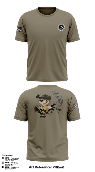 Old School Cotton Feel Shirt, 3rd Platoon, CCo, 1-508th PIR, , Teamtime, Team time, sublimation, custom sports apparel, team uniforms, spirit wear, spiritwear, sports uniforms, custom shirts, team store, custom team store, fundraiser sports, apparel fundraiser
