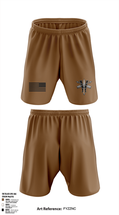 Army Paratroopers Brand 37427971 Athletic Shorts With Pockets - 1
