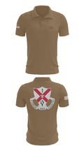 C Co 1-124 Rifle Company 57736053 Short Sleeve Performance Polo - 7
