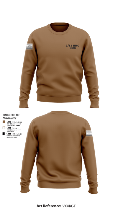 1/11 HHC BDE 77009216 Crew Neck Sweatshirt - 1