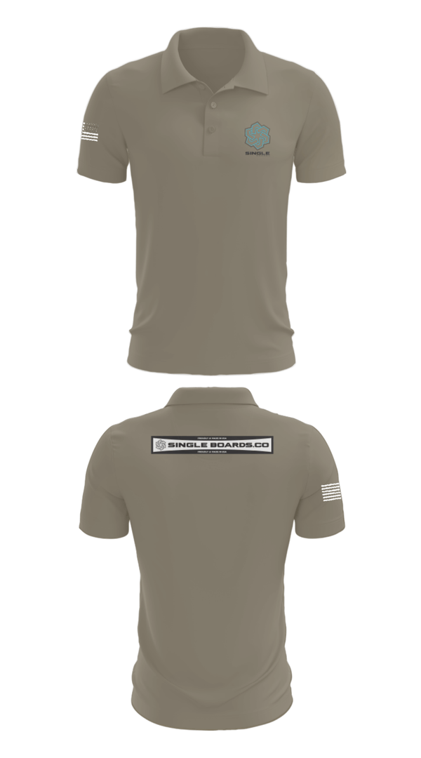 Short Sleeve Performance Polo, Single Boards.co, E-Sports, Teamtime, Team time, sublimation, custom sports apparel, team uniforms, spirit wear, spiritwear, sports uniforms, custom shirts, team store, custom team store, fundraiser sports, apparel fundraiser