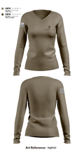 The Smokin' Gorillas 85798917 Women's Long Sleeve V-neck Shirt - 2