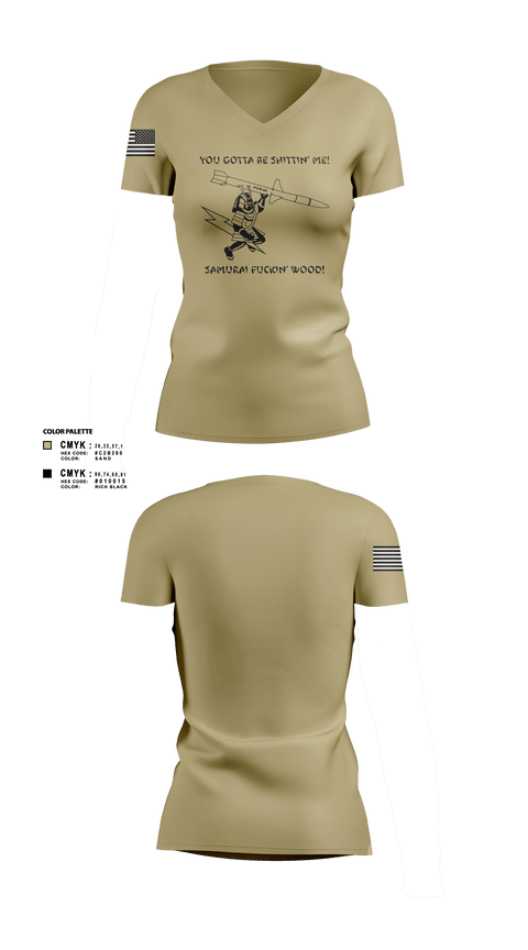 Women's Short Sleeve Vneck Shirt, 14 FS, Air Force, Teamtime, Team time, sublimation, custom sports apparel, team uniforms, spirit wear, spiritwear, sports uniforms, custom shirts, team store, custom team store, fundraiser sports, apparel fundraiser