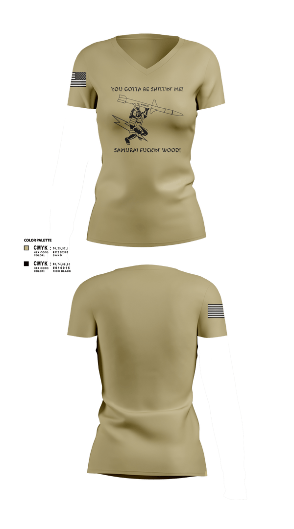 Women's Short Sleeve Vneck Shirt, 14 FS, Air Force, Teamtime, Team time, sublimation, custom sports apparel, team uniforms, spirit wear, spiritwear, sports uniforms, custom shirts, team store, custom team store, fundraiser sports, apparel fundraiser