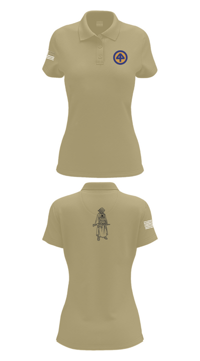 A Co 1/1-114th 36313026 Women's Short Sleeve Performance Polo  - 95