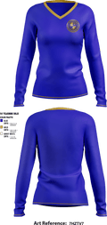 Word of Faith FWCWord of Faith FWC 87565730 Women's Long Sleeve V-neck Shirt - 1