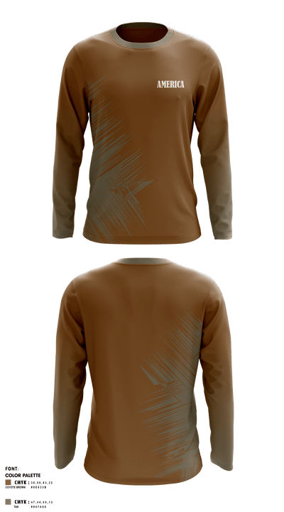 america 91172534 Long Sleeve Performance Shirt - 1