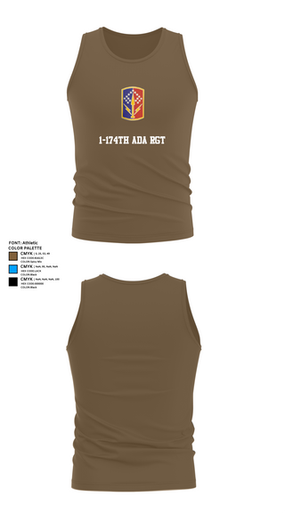 Tank Top, 1-174th ADA RGT, , Teamtime, Team time, sublimation, custom sports apparel, team uniforms, spirit wear, spiritwear, sports uniforms, custom shirts, team store, custom team store, fundraiser sports, apparel fundraiser