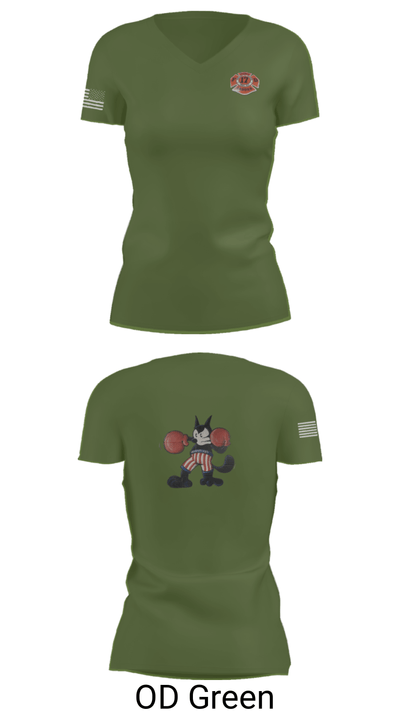 Station 17 90586189 Women's Short Sleeve V-neck Shirt - 48