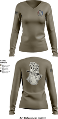 5th special forces group 40960860 Women's Long Sleeve V-neck Shirt - 3