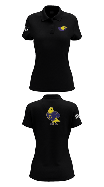 California High School Volleyball 15449985 Women's Short Sleeve Performance Polo  - 36