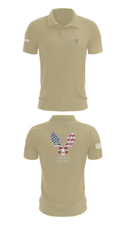 7th Munitions Sq 29669967 Short Sleeve Performance Polo - 87