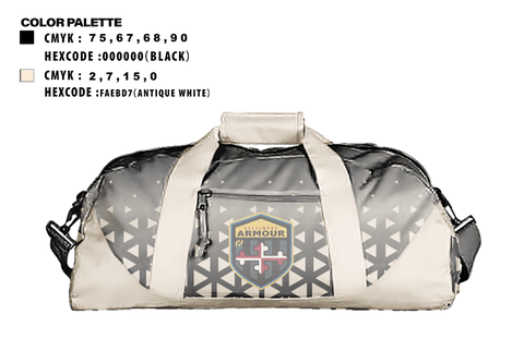 Duffle Bag, Baltimore Amour, Men's Soccer, Teamtime, Team time, sublimation, custom sports apparel, team uniforms, spirit wear, spiritwear, sports uniforms, custom shirts, team store, custom team store, fundraiser sports, apparel fundraiser