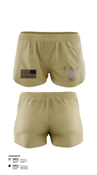 Women's Shorts, 7th Munitions Sq, Air Force, Teamtime, Team time, sublimation, custom sports apparel, team uniforms, spirit wear, spiritwear, sports uniforms, custom shirts, team store, custom team store, fundraiser sports, apparel fundraiser
