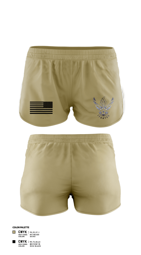 Women's Shorts, 7th Munitions Sq, Air Force, Teamtime, Team time, sublimation, custom sports apparel, team uniforms, spirit wear, spiritwear, sports uniforms, custom shirts, team store, custom team store, fundraiser sports, apparel fundraiser