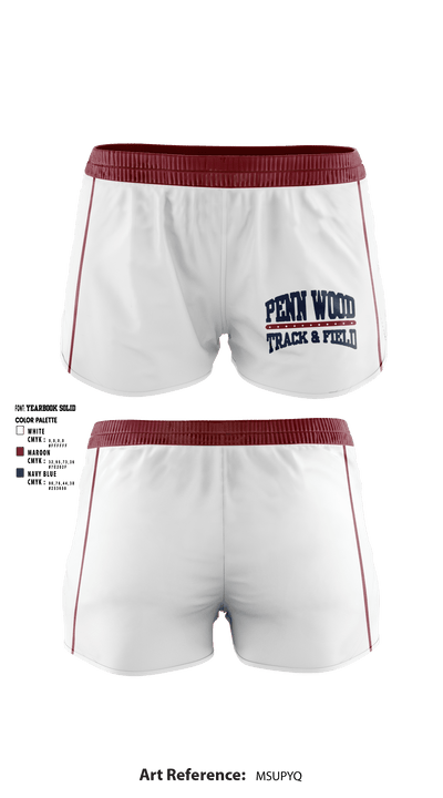PENN WOOD Highschool 4184861 Women's Shorts - 1