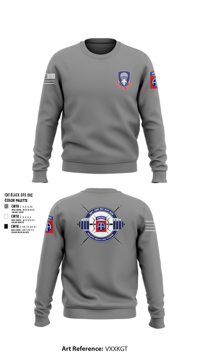 82nd ADSB H2F 64570500 Crew Neck Sweatshirt - 2