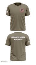Mid-South Search and Recovery 21161651 Old School Cotton Feel Shirt - 1