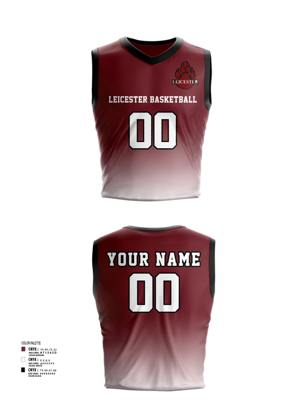 Mens Basketball Jersey, Leicester High School Basketball, Men's Basketball, Teamtime, Team time, sublimation, custom sports apparel, team uniforms, spirit wear, spiritwear, sports uniforms, custom shirts, team store, custom team store, fundraiser sports, apparel fundraiser