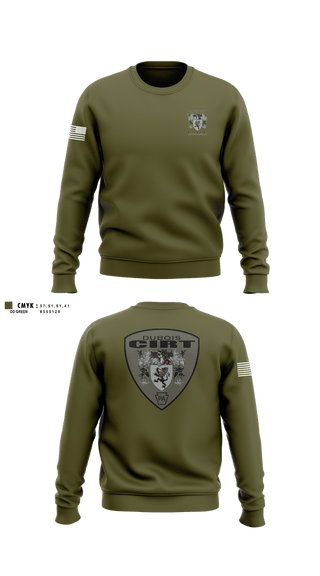 Crew Neck Sweatshirt, DuBois City CIRTDuBois City CIRT, Police, Teamtime, Team time, sublimation, custom sports apparel, team uniforms, spirit wear, spiritwear, sports uniforms, custom shirts, team store, custom team store, fundraiser sports, apparel fundraiser