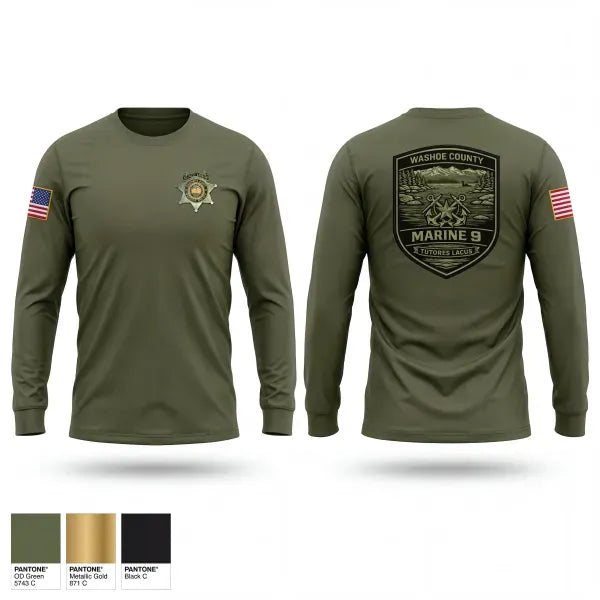Long Sleeve Performance Shirt, Marine9, Police, Teamtime, Team time, sublimation, custom sports apparel, team uniforms, spirit wear, spiritwear, sports uniforms, custom shirts, team store, custom team store, fundraiser sports, apparel fundraiser