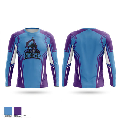 Union County Roughnecks Long Sleeve Performance Shirt - 1