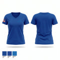 1-17th buffalos Women's Short Sleeve V-neck Shirt - 1