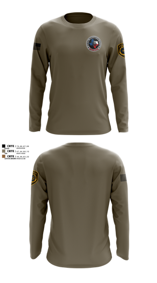 Long Sleeve Performance Shirt, Robstown Police Department, Police, Teamtime, Team time, sublimation, custom sports apparel, team uniforms, spirit wear, spiritwear, sports uniforms, custom shirts, team store, custom team store, fundraiser sports, apparel fundraiser