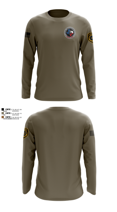 Robstown Police Department Long Sleeve Performance Shirt 4