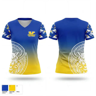 Womens Short Sleeve Vneck Shirt, Kaiser Cougars, Men's Volleyball, Teamtime, Team time, sublimation, custom sports apparel, team uniforms, spirit wear, spiritwear, sports uniforms, custom shirts, team store, custom team store, fundraiser sports, apparel fundraiser
