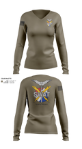 Temple SWAT Women's Long Sleeve V-neck Shirt - 21