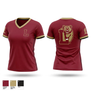 Womens Short Sleeve Vneck Shirt, Logan High School, Baseball, Teamtime, Team time, sublimation, custom sports apparel, team uniforms, spirit wear, spiritwear, sports uniforms, custom shirts, team store, custom team store, fundraiser sports, apparel fundraiser