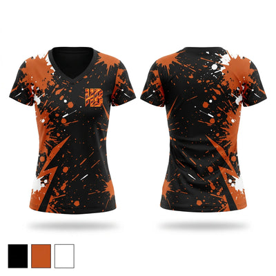 Delaware HITBOYZ Women's Short Sleeve V-neck Shirt - 1