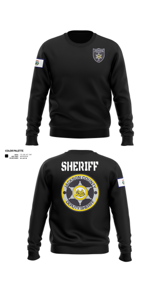 Crew Neck Sweatshirt, Jackson County SD, Police, Teamtime, Team time, sublimation, custom sports apparel, team uniforms, spirit wear, spiritwear, sports uniforms, custom shirts, team store, custom team store, fundraiser sports, apparel fundraiser