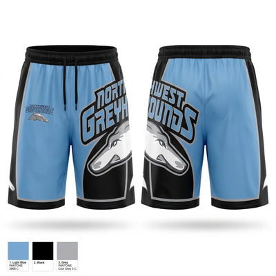 Northwest Greyhounds Athletic Shorts With Pockets - 1