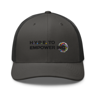 H.Y.P.E. to Empower, Inc. Retro Trucker Hat | Yupoong 6606