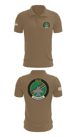 Short Sleeve Performance Polo, VFA-105, , Teamtime, Team time, sublimation, custom sports apparel, team uniforms, spirit wear, spiritwear, sports uniforms, custom shirts, team store, custom team store, fundraiser sports, apparel fundraiser