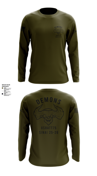 Long Sleeve Performance Shirt, D-co 1-173 1st PLT, , Teamtime, Team time, sublimation, custom sports apparel, team uniforms, spirit wear, spiritwear, sports uniforms, custom shirts, team store, custom team store, fundraiser sports, apparel fundraiser