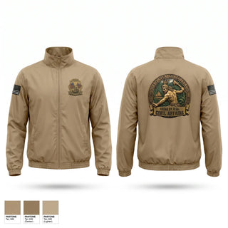 Windbreaker, 402nd CA BN B Co, Army, Teamtime, Team time, sublimation, custom sports apparel, team uniforms, spirit wear, spiritwear, sports uniforms, custom shirts, team store, custom team store, fundraiser sports, apparel fundraiser