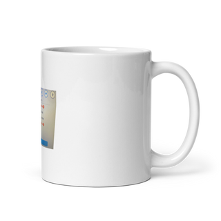 3-34 19542900 White Glossy Mug - Small