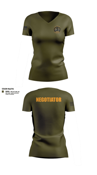 Womens Short Sleeve Vneck Shirt, EDGE SWAT, Police, Teamtime, Team time, sublimation, custom sports apparel, team uniforms, spirit wear, spiritwear, sports uniforms, custom shirts, team store, custom team store, fundraiser sports, apparel fundraiser