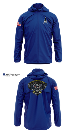 Windbreaker, Guardian Resilience Team, Space Force, Teamtime, Team time, sublimation, custom sports apparel, team uniforms, spirit wear, spiritwear, sports uniforms, custom shirts, team store, custom team store, fundraiser sports, apparel fundraiser