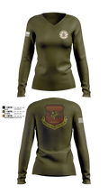 Evangeline Parish Sheriffs Office S.R.T Women's Long Sleeve V-neck Shirt - 101