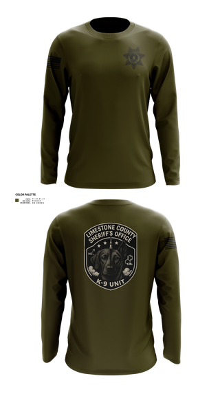 Long Sleeve Performance Shirt, Limestone County Sheriff K9 UnitLimestone County Sheriff K9 Unit, Police, Teamtime, Team time, sublimation, custom sports apparel, team uniforms, spirit wear, spiritwear, sports uniforms, custom shirts, team store, custom team store, fundraiser sports, apparel fundraiser