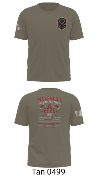 Short Sleeve Performance Shirt, Maysville Fire Department, Fire Department, Teamtime, Team time, sublimation, custom sports apparel, team uniforms, spirit wear, spiritwear, sports uniforms, custom shirts, team store, custom team store, fundraiser sports, apparel fundraiser