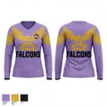 Hawks Basketball 10894422 Women's Long Sleeve V-neck Shirt - 1