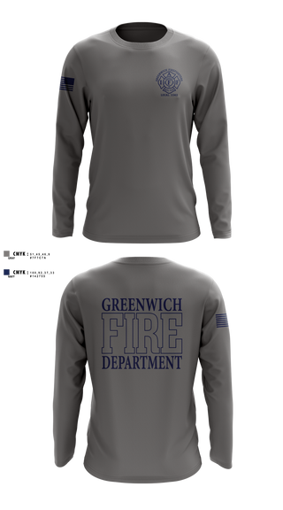 Long Sleeve Performance Shirt, Greenwich Fire Local 1042, Fire Department, Teamtime, Team time, sublimation, custom sports apparel, team uniforms, spirit wear, spiritwear, sports uniforms, custom shirts, team store, custom team store, fundraiser sports, apparel fundraiser