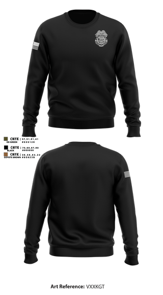 Crew Neck Sweatshirt, LEA Fort Riley, Army, Teamtime, Team time, sublimation, custom sports apparel, team uniforms, spirit wear, spiritwear, sports uniforms, custom shirts, team store, custom team store, fundraiser sports, apparel fundraiser