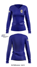 Lewiston Police Department 52702645 Women's Long Sleeve V-neck Shirt - 15