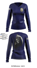 89th ATKS 4594121 Women's Long Sleeve V-neck Shirt - 1